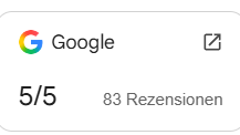 Kundenbewertung Google